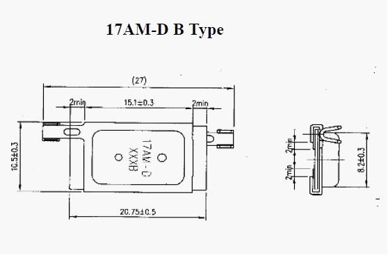 17AM-D+PTC 250V 8A 125V 10A モーター熱保護装置 50-170℃ UL KC VDE は承認しました